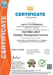 ISO 9001:2015 (Quality Management System),